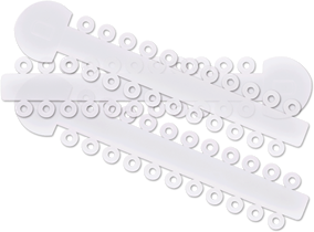 Лигатура эластичная на модуле прозрачная 1 модуль х 20 колец 75922