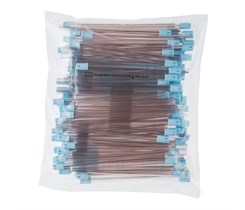 Asa Dental Blossom - слюноотсосы, 15 см, прозрачно-голубые с несъемным колпачком, 100 шт 2900E-TCS15/100