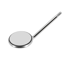 Hahnenkratt TOPvision FS Rhodium - родиевое зеркало без ручки, плоское, №2, диаметр 18 мм, 12 шт 720X2