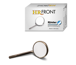 Roder Dentalinstrumente HR Front - зеркало плоское, без ручки, размер 0, 14 мм, 12 шт F02212-HRF