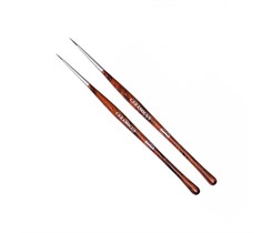 Renfert Кисточка CERAMICUS, набор для красителей размеров 00 и 000 - 2 шт. 1703-0000
