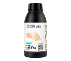 HARZ Labs Dental Sand PRO - фотополимерная смола, цвет бежевый A1-A2, объем 0.5 кг 033673