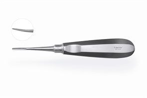 Элеватор Lindo-Levien с микрозубцами Microsaw изогнутый, 2.5 мм 3102