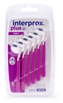 Ершики межзубные INTERPROX Plus Maxi 2,3 мм, 4 шт. / Ортодонтические ершики для чистки широких межзубных промежутков и брекетов угловые 5251051