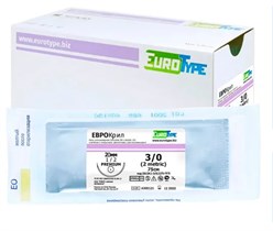 ЕВРОКРИЛ 3/0 (12шт, 75см, 20мм Колющая, 1/2) : АРТ 2012К1 3/0(2)75-ПГЛ 00000015832