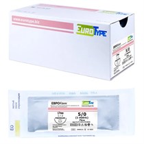 ЕВРОКВИК 5/0 (12шт, 75см, 17мм К/Р, 1/2) : АРТ 50Q7HRT17/1712Т1-5/0(1)75-МОНК 00000016148