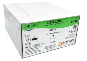 Резолон (Resolon) 5/0, 1 EP, DS 13 (О/Р 3/8), 45см, 1шт, 881431, Resorba УТ-00005912