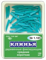 1.185 Клинья деревянны синие (100шт), ТОР ВМ 00000008341