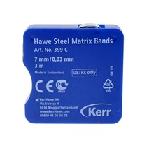 Матричная лента металл. 7мм*0,03мм, Hawe Steel Matrix Band, 399С, KERR 00000000865