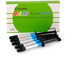 ЧармКвикс Флоу (CharmQuicks Flow), светоотв. жидкотекуч. врем. пломбировочный материал, 5шпрх2гр, голубой, DentKist УТ-00000316