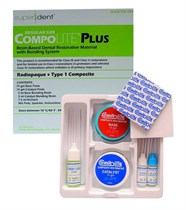Комполайт Плюс (Compolite Plus), хим. композит, 14г+14г, Dental Technologies 00000001390