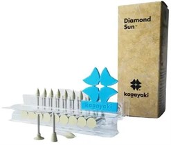 Полиры силиконовые набор Diamond Sun, 30шт, 10 абразивность, DMS 10/1,2,3, KAGAYAKI УТ-00005162