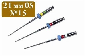 Мtwo Тейпер файлы 21мм конус 05 №15 WP16 (6шт), VDW 00000007210