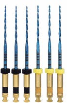 Машинные файлы UltraRec Blue (Heat Activation) 21мм ассорти R40-50 (6шт), ЕВРОФАЙЛ 00000016605