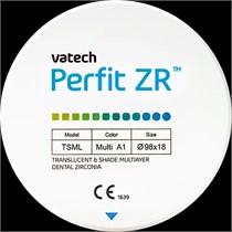 Диск многослойный из диоксида циркония Perfit ZR TSML A2 - 16 - 98, NU16A2TMW, Vatech УТ-00011024