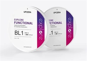 Циркониевый диск Explore Functional D98 - B1 - 14 мм, Upcera УТ-00009439