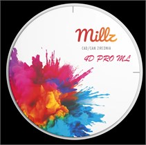 Заготовка циркониевая Millz 4D PRO ML BLEACH 2 98/20 мм УТ-00008419