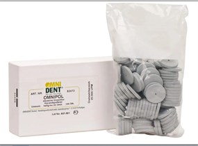 Полир абразивный для керамики, серый, с алмаз крошкой d-22 (10 шт), 83473, OMNI DENT УТ-00008801