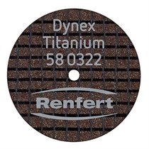Диски отрезные Dynex Titanium 0.3х22мм (20шт) #58-0322, RENFERT УТ-00004394