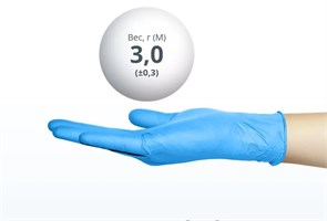 Перчатки нитриловые Оптима M (7-8), 100шт, голубые, MediOk УТ-00009013