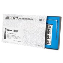 Раббер Дам  Set, 8 креплений + 4 инструмента, 129-SET, Медента 00000015129