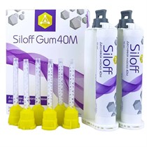 Десневая маска Siloff  40М (мягкая) 2x50мл, 20 смесительных наконечников, КрасТехноМед УТ-00005096