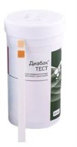 Тест-полоски Диабак, 1х50, EuroType УТ-00001119
