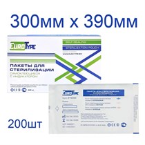 Пакеты для стерилизации 300х390мм (200шт), EuroType 00000015971