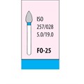 Боры Мани FO-25 (5 шт.), пламевидный, Mani Dia-Burs 0000910617 - фото 318800