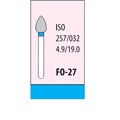 Боры Мани FO-27 (5 шт.), пламевидный, Mani Dia-Burs 0000910618 - фото 318804