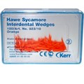 822/10 Клинья Sycamore Interdental деревянные оранжевые (100шт), Kerr Hawe 00000001512 - фото 320417