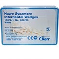 822/20 Клинья Sycamore Interdental деревянные белые (100шт), Kerr Hawe 00000001513 - фото 320420