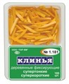 ТОР-1.181 Клинья деревянные супертонкие суперкороткие  (оранж.)100 шт. 00000910184 - фото 320454