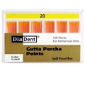 Штифты гуттаперчевые .02 №20 (120шт), DiaDent 1231913319 - фото 326394