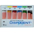 Штифты гуттаперчевые конусные .06 №15-40 (60шт), Dispodent 1231913216 - фото 326572