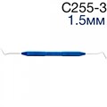 Гладилка С255-3 (шир.1,5мм) дистально-медиальная каплевидная с изгибом 60', ЭМИ 1231913360 - фото 327698