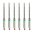 Penetration drill №210 (6 шт.), 1 полоса, зеленый, Maillefer 0001911864 - фото 332562