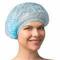 Шапочки Шарлотта на резинке ГОЛУБЫЕ 100шт. 1231912432 - фото 333179