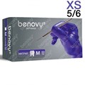 Перчатки Нитриловые Benovy Фиолетовые XS (5/6), 100шт. 3,5 г. 1231913205 - фото 333315