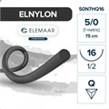 ЭЛНЕЙЛОН 5-0 75 см 16 мм 1/2, обратно-режущая 12 шт чёрный 1231915613 - фото 335907