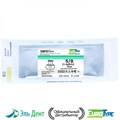 ЕвроЛон 5/0, 75см, 16мм, кол.1/2, 12шт. синтетический монофиламентный нерассасывающийся шовный материал из полиамида 6/6. 1231912616 - фото 336057