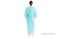 Халат одноразовый стерильный с манжетами,  р.52-54, длина 140 см, спанбонд, плотность 42 г/м2, голубой 22.01.01.05.042.1400.5254 - фото 341631