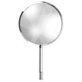 Зеркало без ручки, не увеличивающее, родиевое, диаметр 30 мм ( №8 ), 1 шт MP3330PH - фото 346563