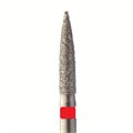 Бор алмазный 862 016 FG, красный, 5 шт. Форма: цилиндр с заостренным концом 862F.FG.016 - фото 349097