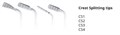 Набор насадок Crest Splitting II (CS1 II, CS2 II, CS3 II, CS4 II, CS5 II, CS6 II) для PIEZOTOME II F87567 - фото 355223