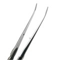 Пинцет тканевый Micro Cooley, микрохирургический, изогнутый, модифицированный, 18 cм, ручка #SinusLine TPSLCOCMN - фото 378863