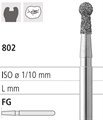 Боры стоматологические алмазные FG 802/018, 6шт. ISO код 314002524018., арт: FG301/6 FG301/6 - фото 385883