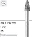 Боры стоматологические алмазные FG 390/014, красн., 6шт. ISO код 314274514014, арт: FG4274/1 FG4274/1 - фото 385888