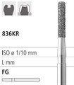 Боры стоматологические алмазные FG 836KR/014, синий, 6шт. ISO код 314157524014, арт: FG8414/6 FG8414/6 - фото 386015