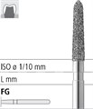 Боры стоматологические алмазные FG 878К/012, зел., 6шт. ISO код 314298534012, арт: FG181/6 C FG181/6C - фото 386042